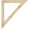 Ekena Millwork Traditional Traditional Rough Sawn Bracket, Douglas Fir, 4"W x 40"D x 44"H BKT04X40X44TRA01RDF - alternate 2